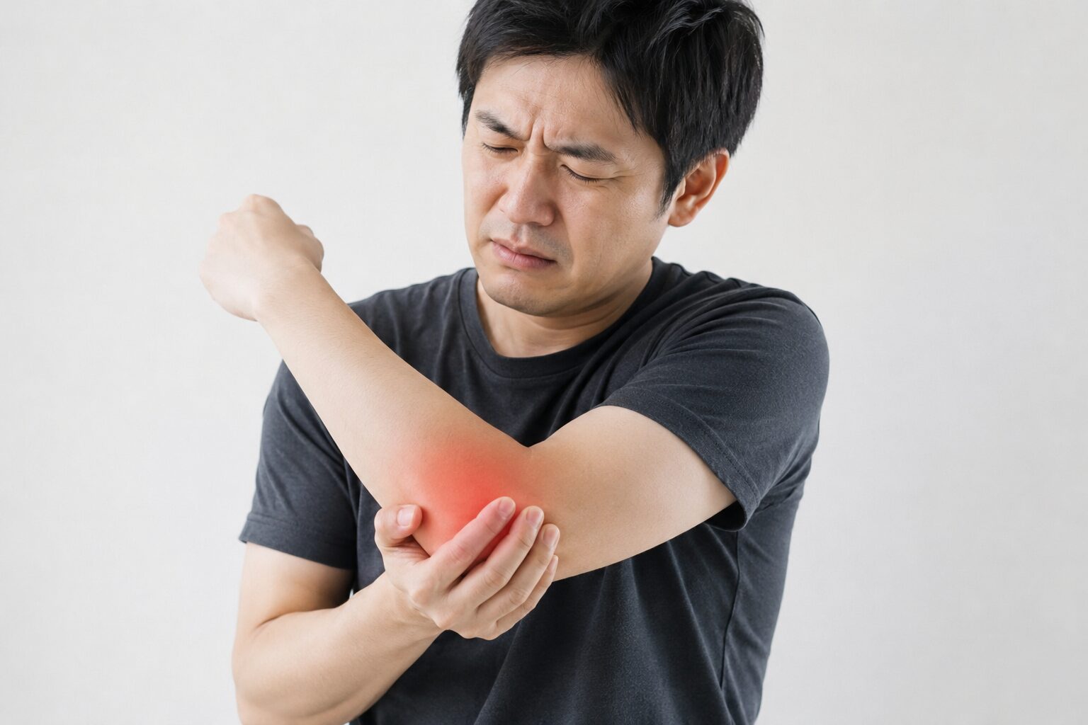 膝と肘の痛みでお悩みの患者様｜一宮市｜男性